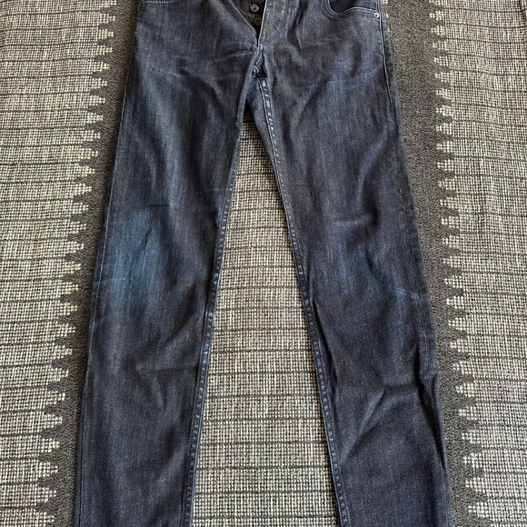 Rag & bone Slim Fit 2 Denim Men’s Tonal Rinse Dark Wash Blue Jeans 28 - Picture 1 of 9